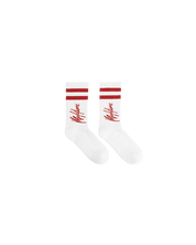 Malelions Signature Christmas Socks 3-Pack | White/Red