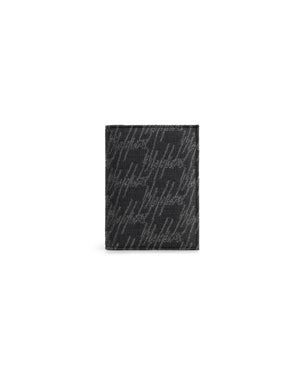 Malelions Monogram Passport Cover | Black