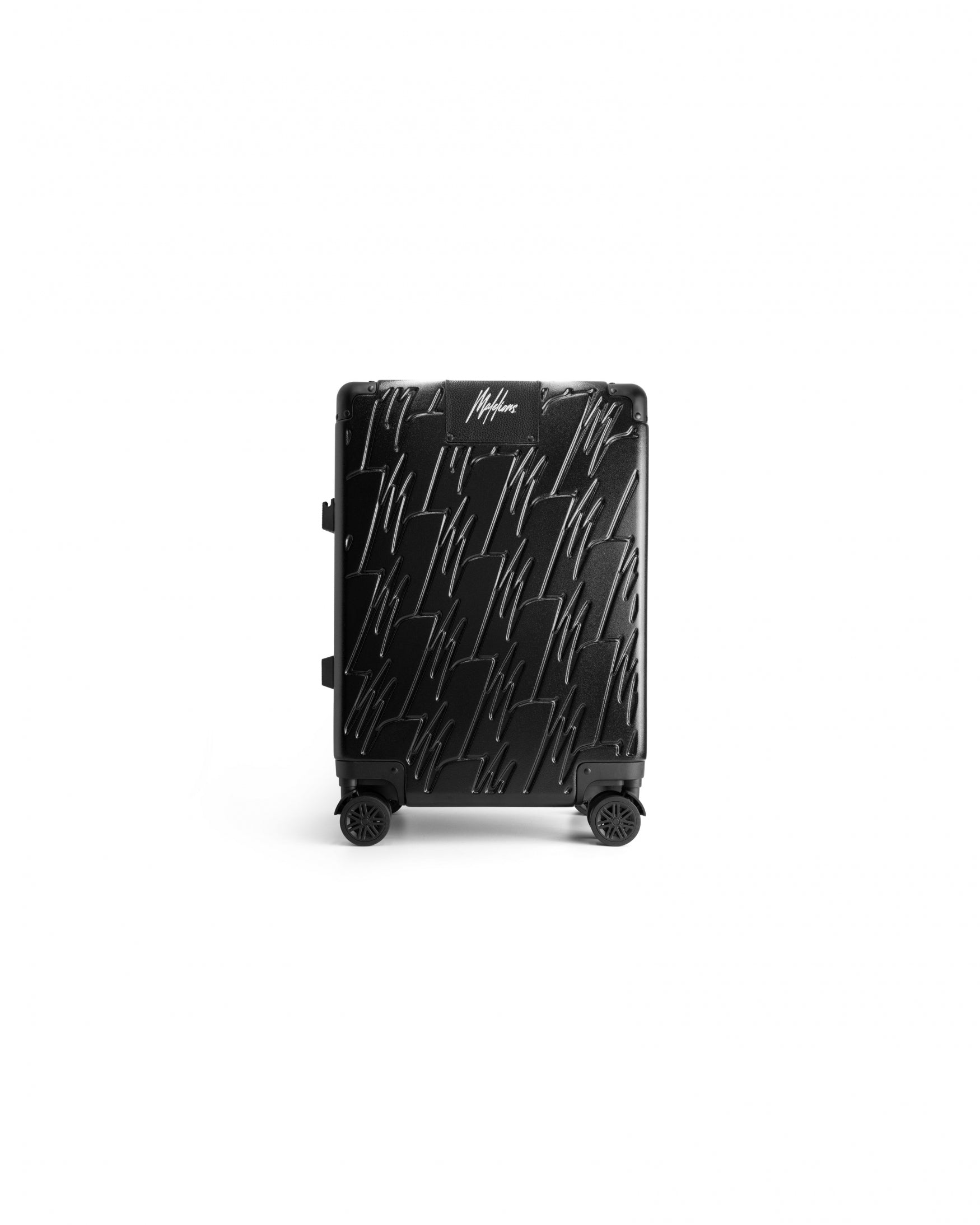 Malelions Monogram Cabin Suitcase | Black