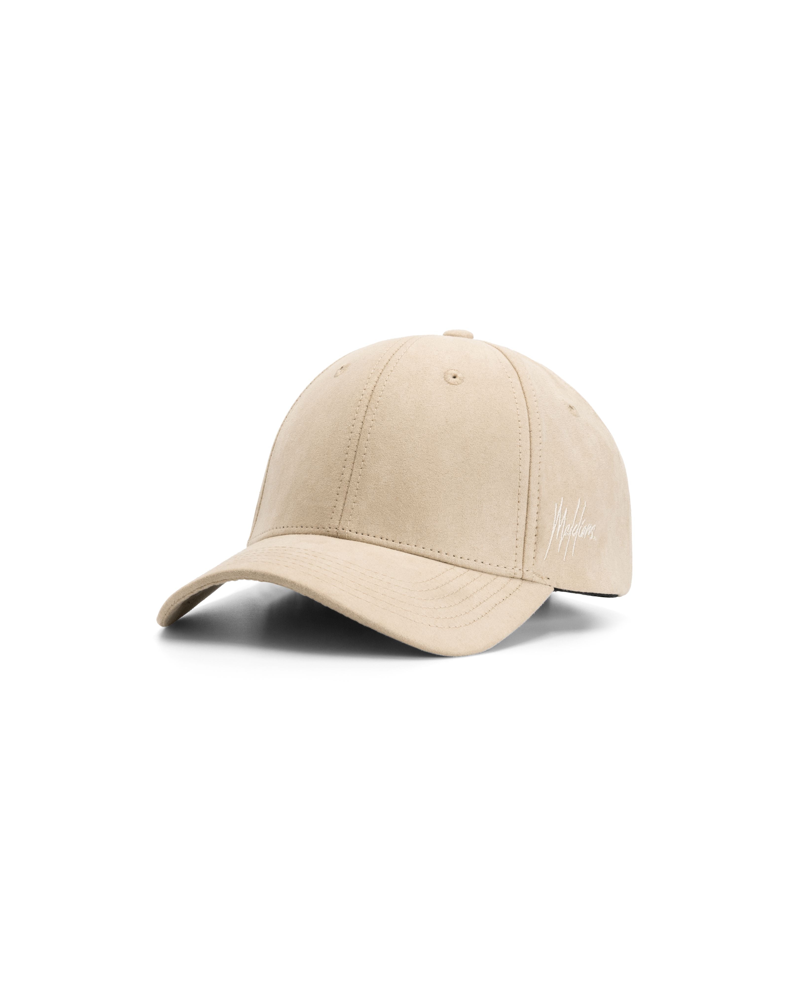 Malelions Men Suede Signature Cap | Sand