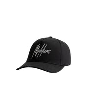 Malelions Men Striped Signature Cap | Black/White