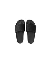 Malelions Men Monogram Slides | Black