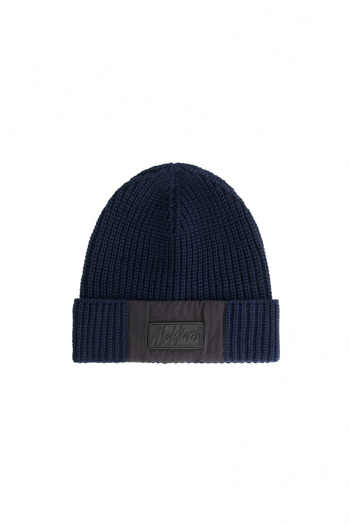 MA2-AW24-02_303_Malelions_Men_Nylon_Beanie_Navy_Front_107bc06e-9c37-4184-aedb-d3e8680175a2.jpg