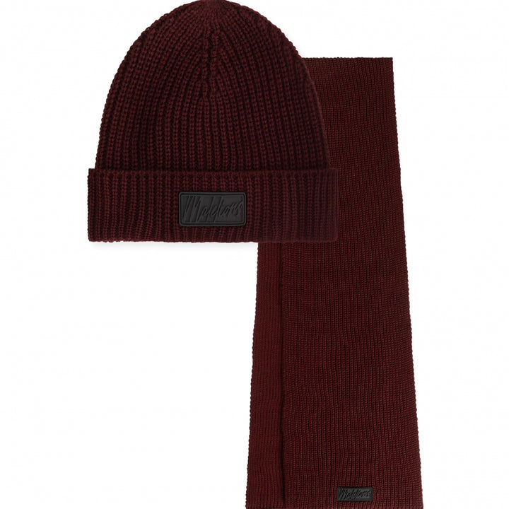 MA2-AW24-04_329__Malelions_Men_Ribbed_Scarf_Set_Burgundy_Front_27c0cb42-0dca-4ea2-9b3e-a89186f8a28f.jpg