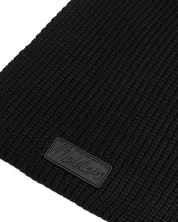 Malelions Men Ribbed Logo Scarf | Black