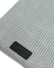 Malelions Men Ribbed Logo Scarf | Aqua Grey