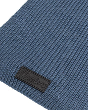 Malelions Men Ribbed Logo Scarf | Blue Slate