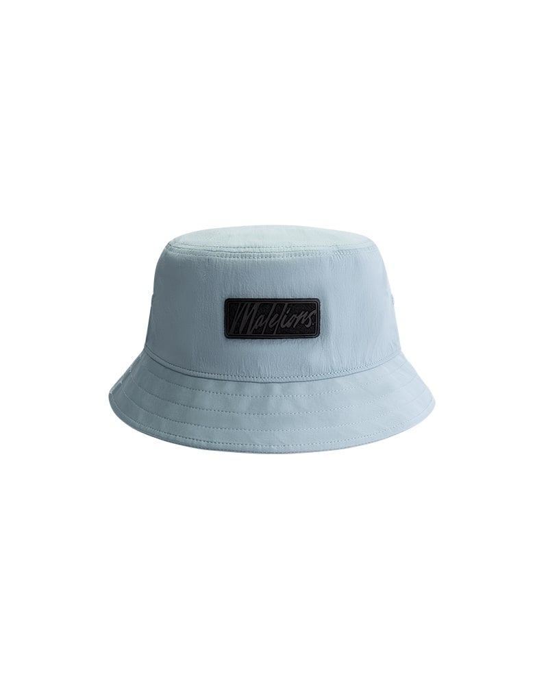 Malelions Junior Crinkle Bucket Hat | Light Blue (DEMO)