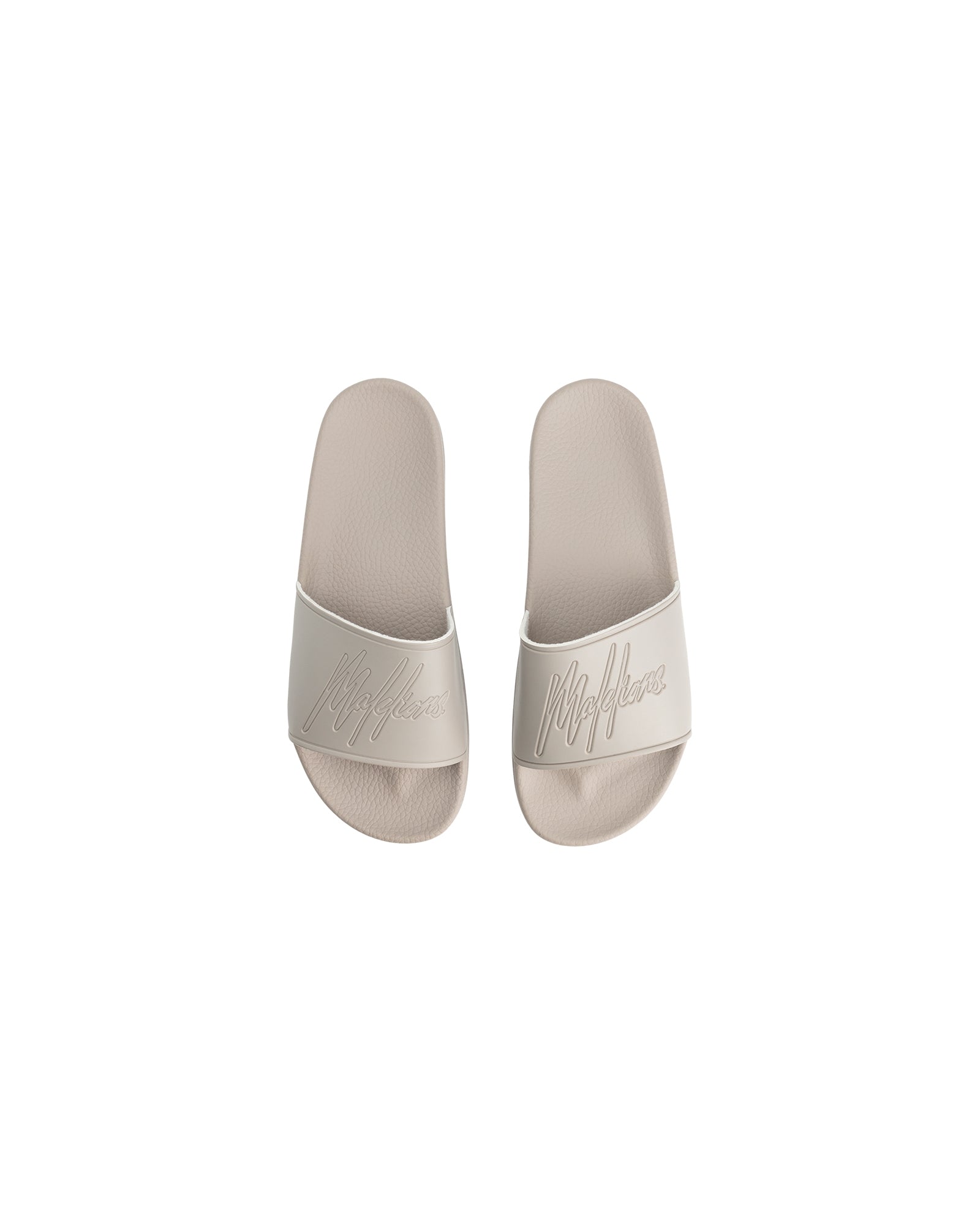Malelions Men Signature Slides | Taupe
