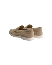 Malelions Men Low Top Signature Loafers | Taupe