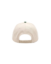 Malelions Men Society Club Cap | Off-White/Racing Green