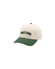Malelions Men Society Club Cap | Off-White/Racing Green