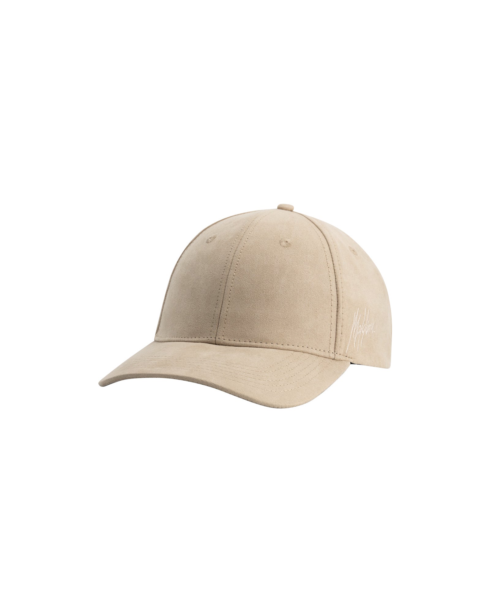 Malelions Men Suede Signature Cap | Taupe