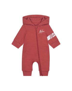 Malelions Baby Captain Tracksuit | Dark Pink