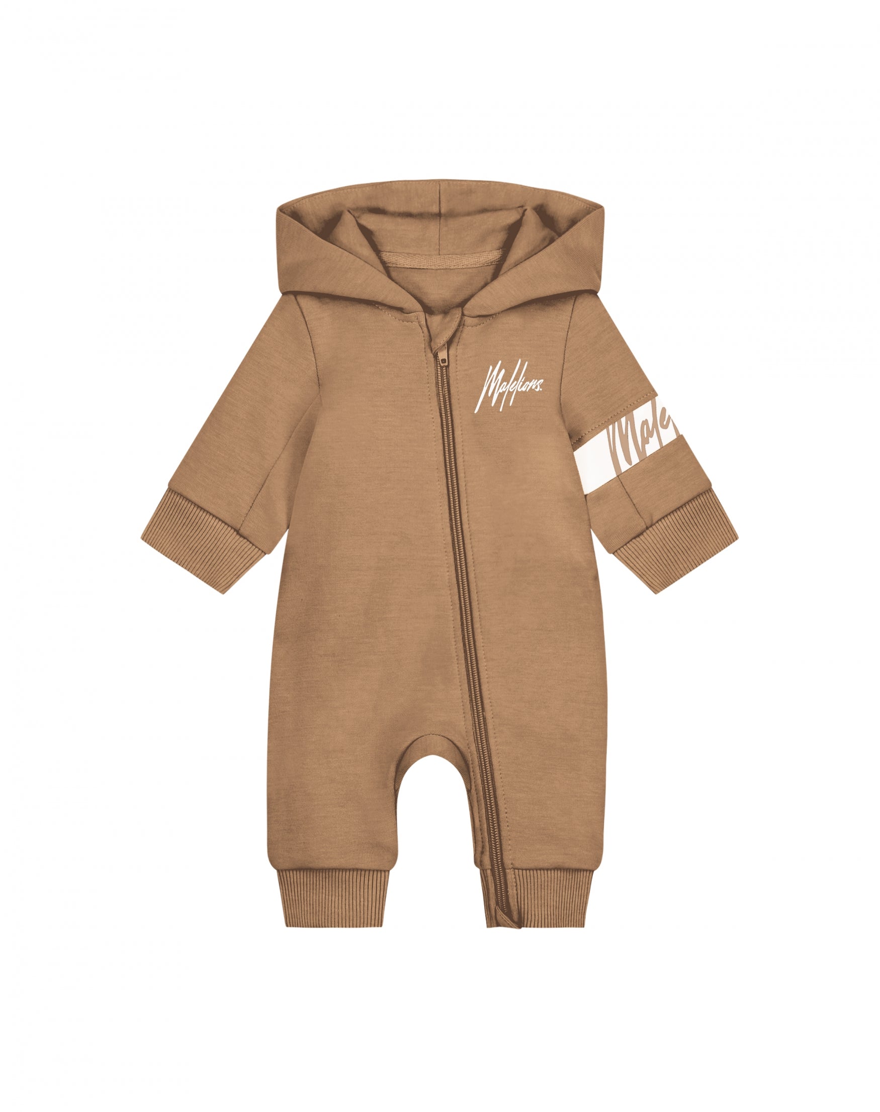  Malelions Baby Captain Tracksuit | Taupe