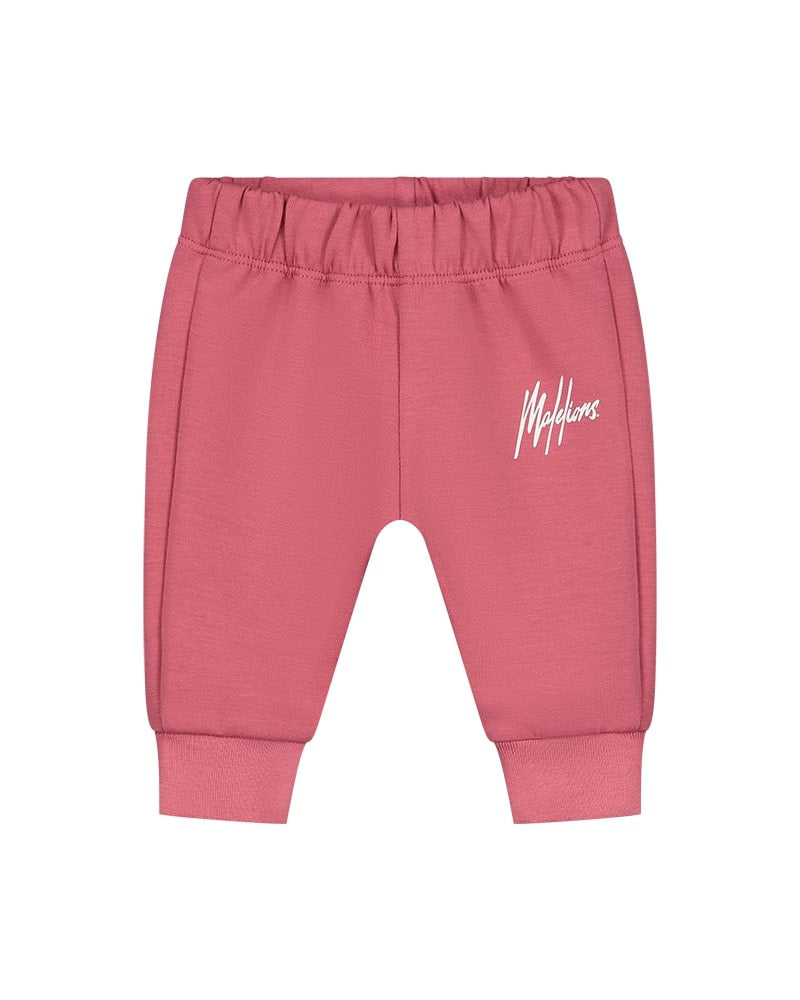  Malelions Baby Signature Sweatpants | Dark Pink