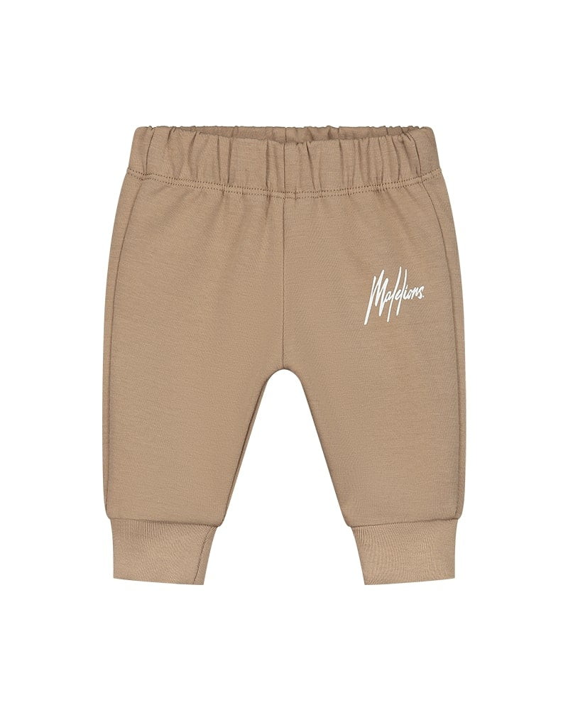  Malelions Baby Signature Sweatpants | Taupe