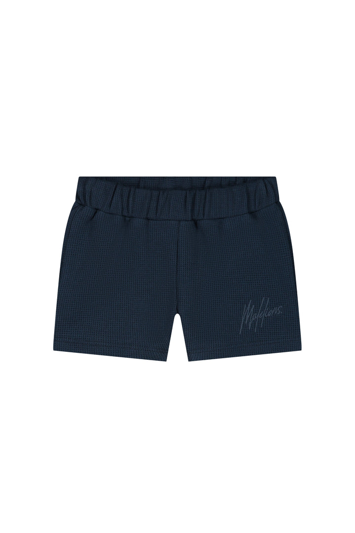 MB1-HS25-03_303_Malelions_Baby_Waffle_Signature_Shorts_Navy_Front.jpg