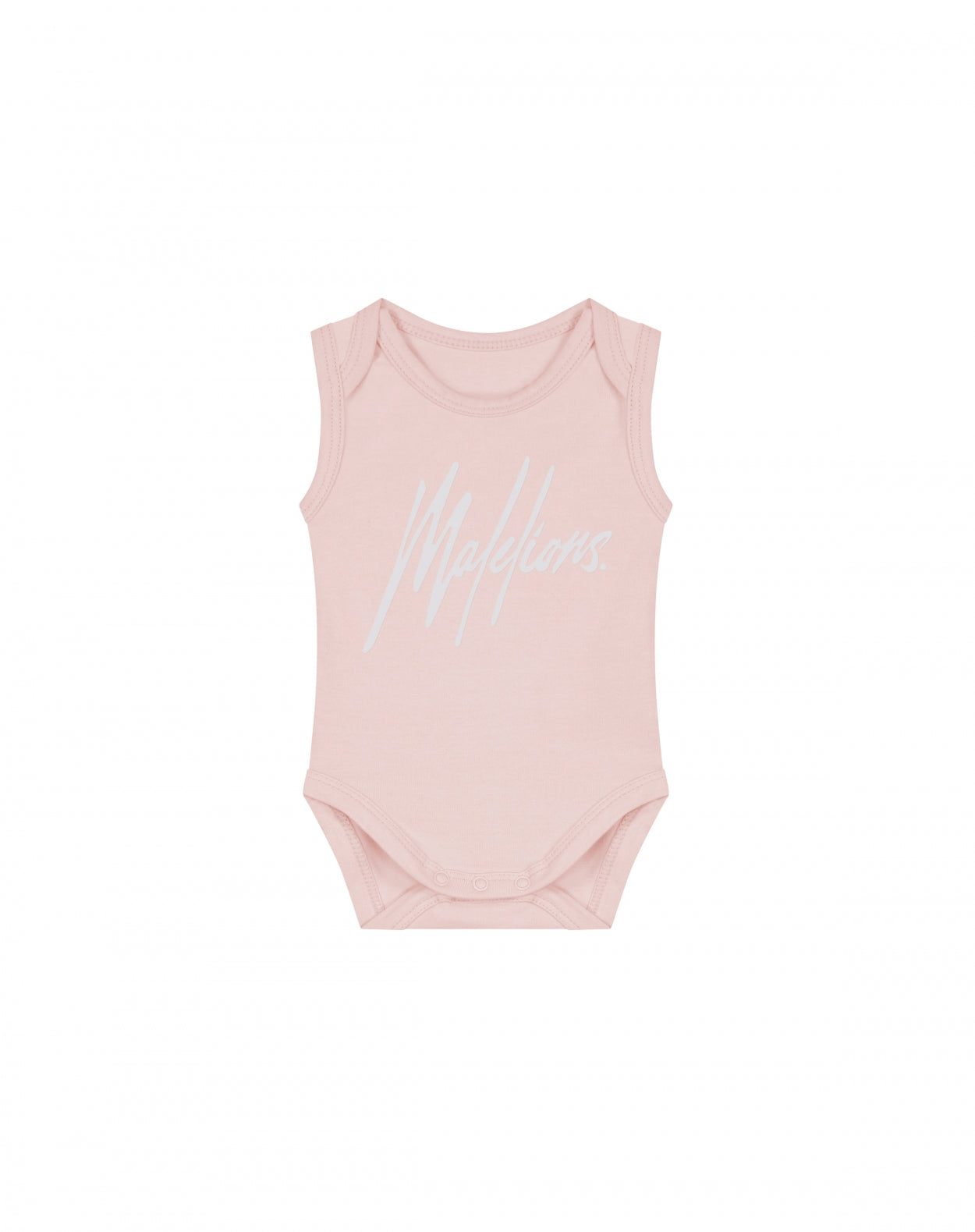 Malelions Baby Signature Bodysuit | Light Pink