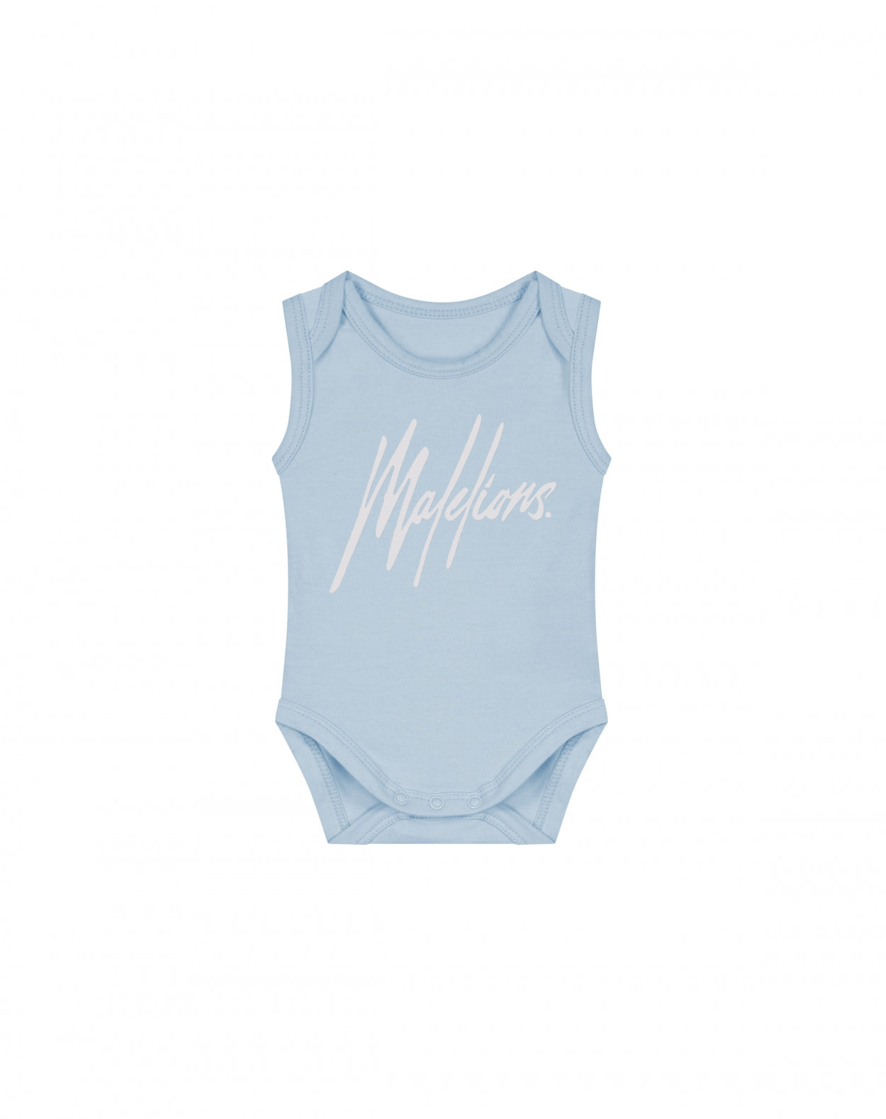 Malelions Baby Signature Bodysuit | Light Blue