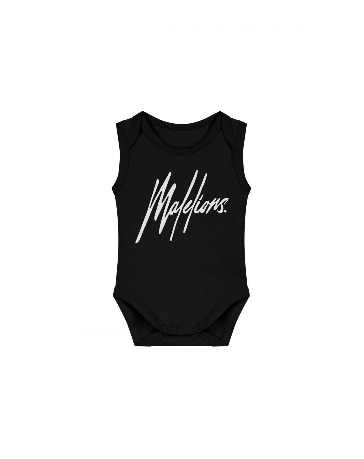 Malelions Baby Signature Bodysuit | Black