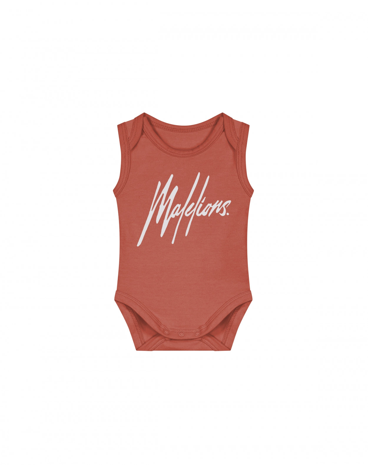 Malelions Baby Signature Bodysuit | Rust