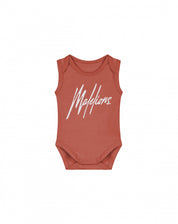 Malelions Baby Signature Bodysuit | Rust