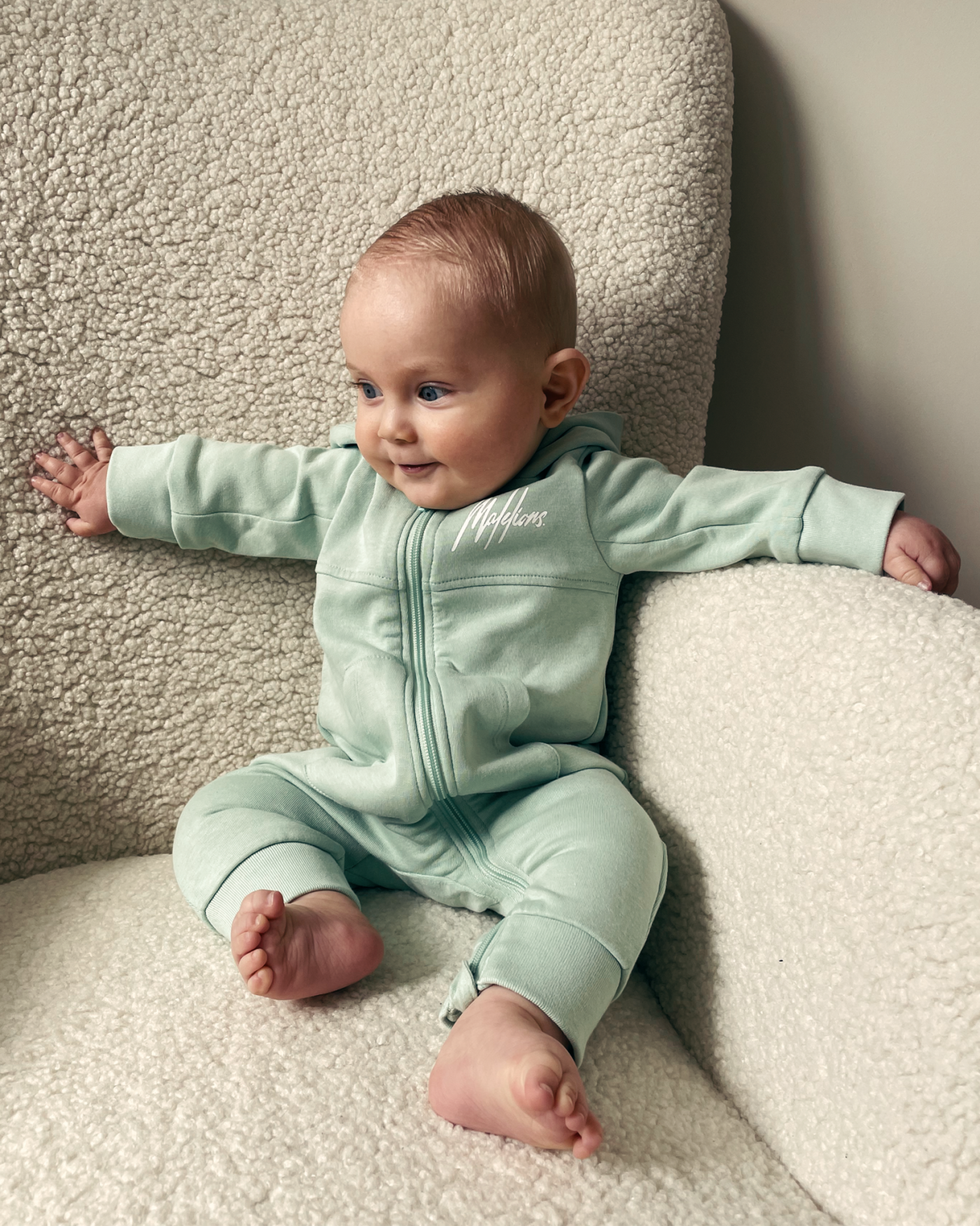 Malelions Baby Signature Tracksuit | Green