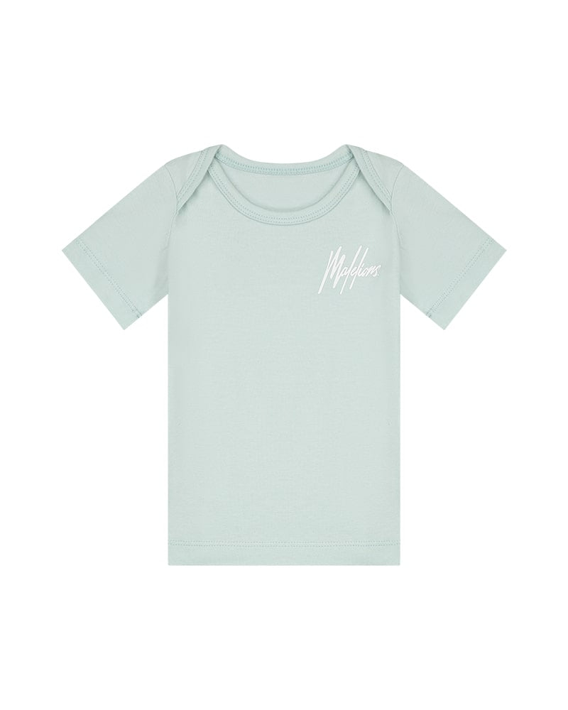  Malelions Baby Signature T-Shirt | Light Blue