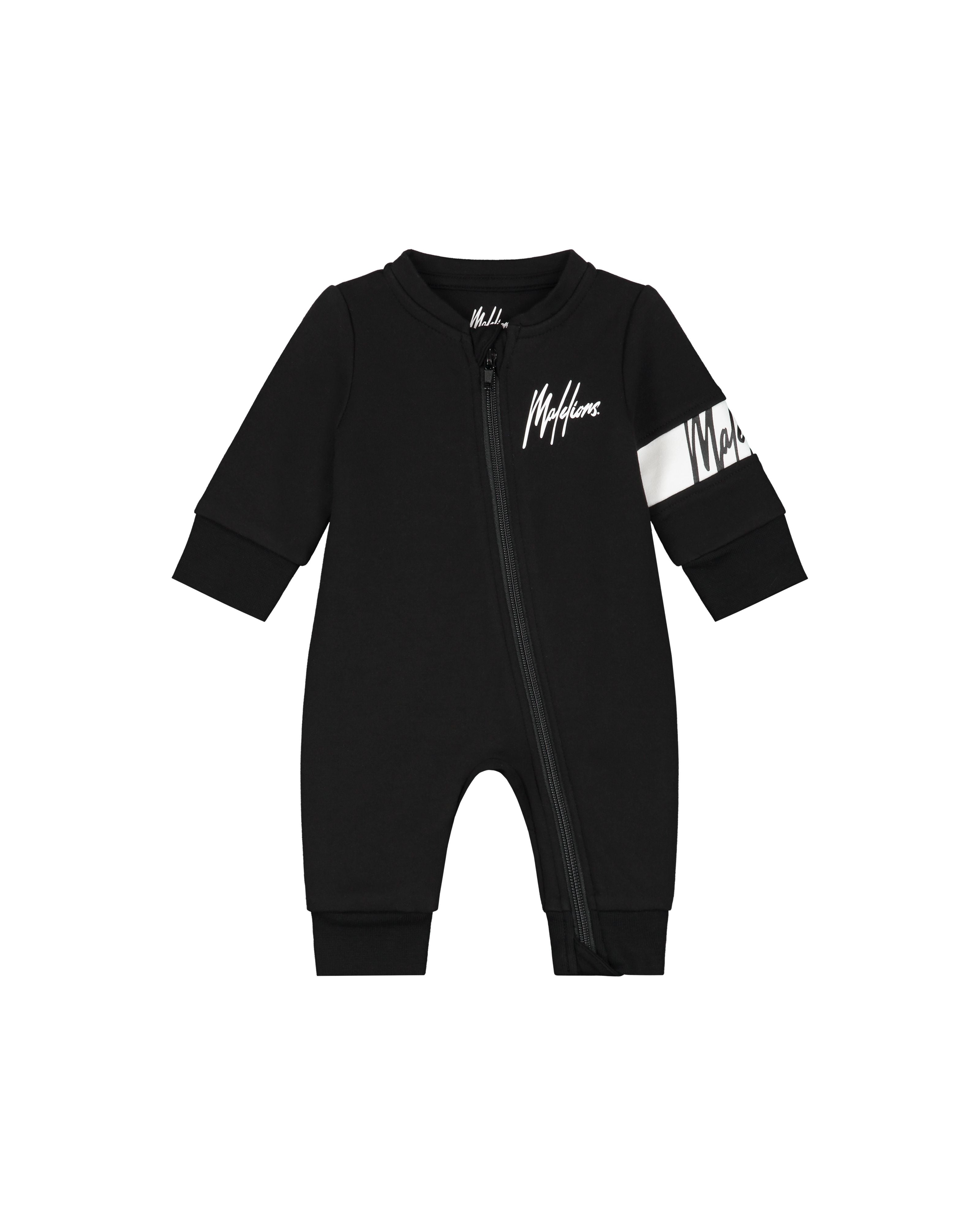 Malelions Baby Crewneck Tracksuit | Black