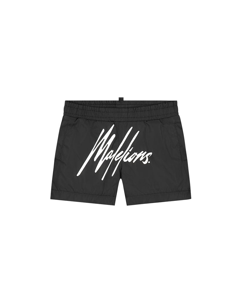  Malelions Baby Signature Swim Shorts | Black