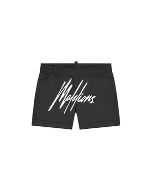 Malelions Baby Signature Swim Shorts | Black