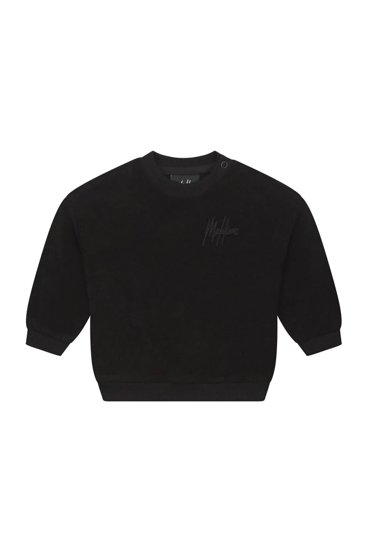 MB1_AW25_05_900_Malelions_Baby_Towelling_Sweater_Black_Front.jpg