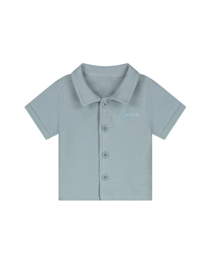 Malelions Baby Waffle Shirt | Dusty Green