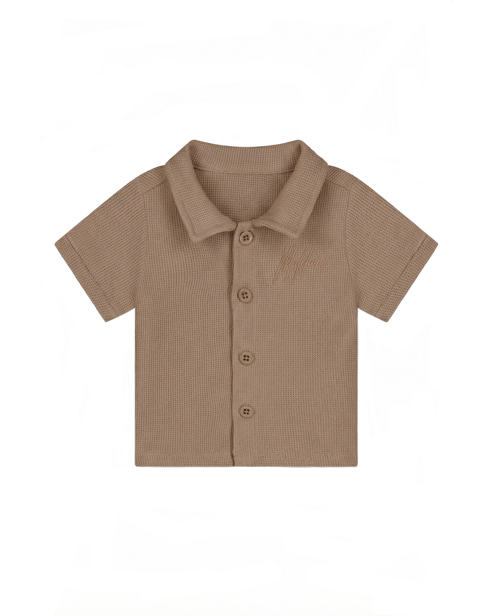 Malelions Baby Waffle Shirt | Latte