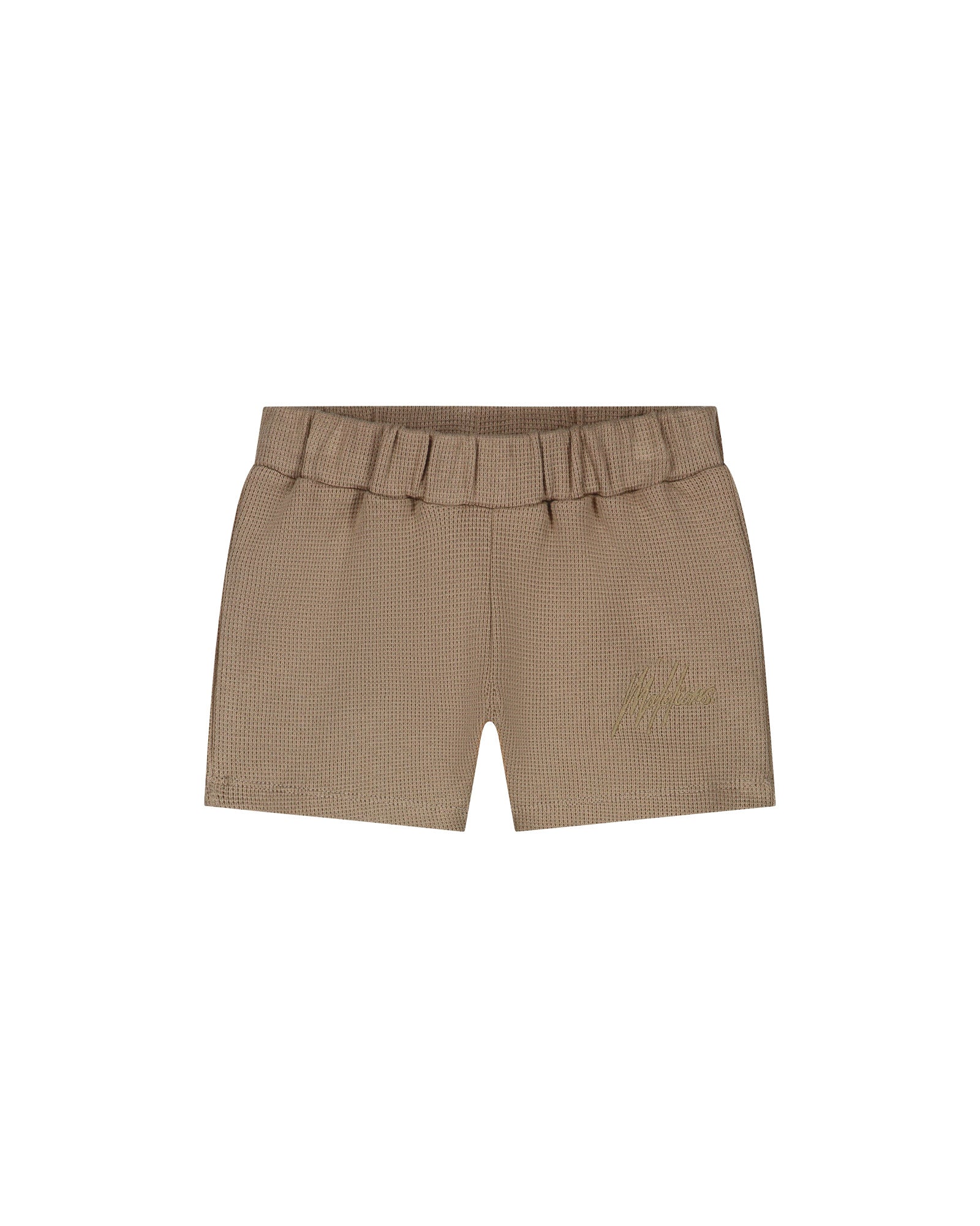 Malelions Baby Waffle Shorts | Latte