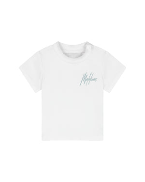 Malelions Baby Signature T-Shirt | White