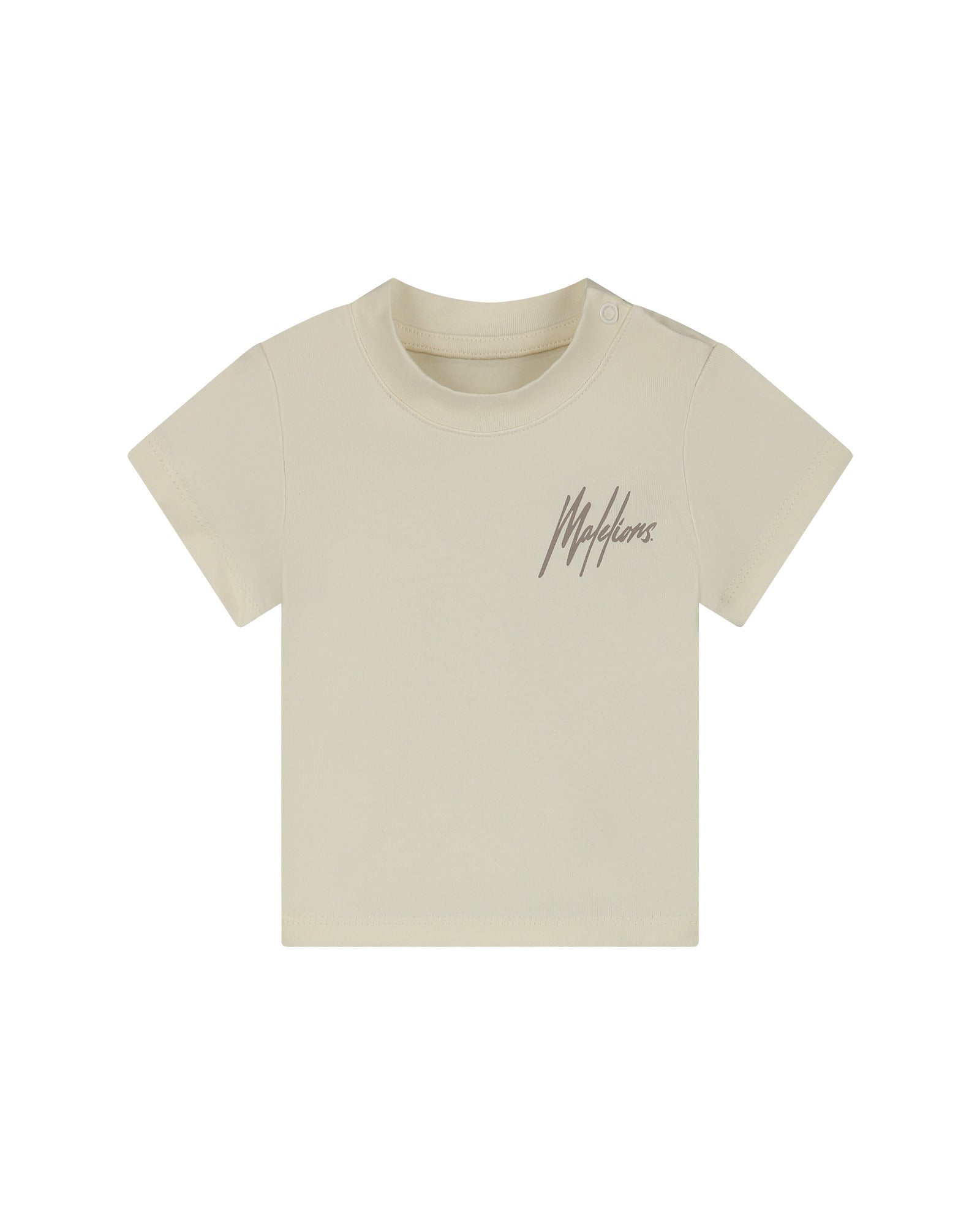 Malelions Baby Signature T-Shirt | Cream