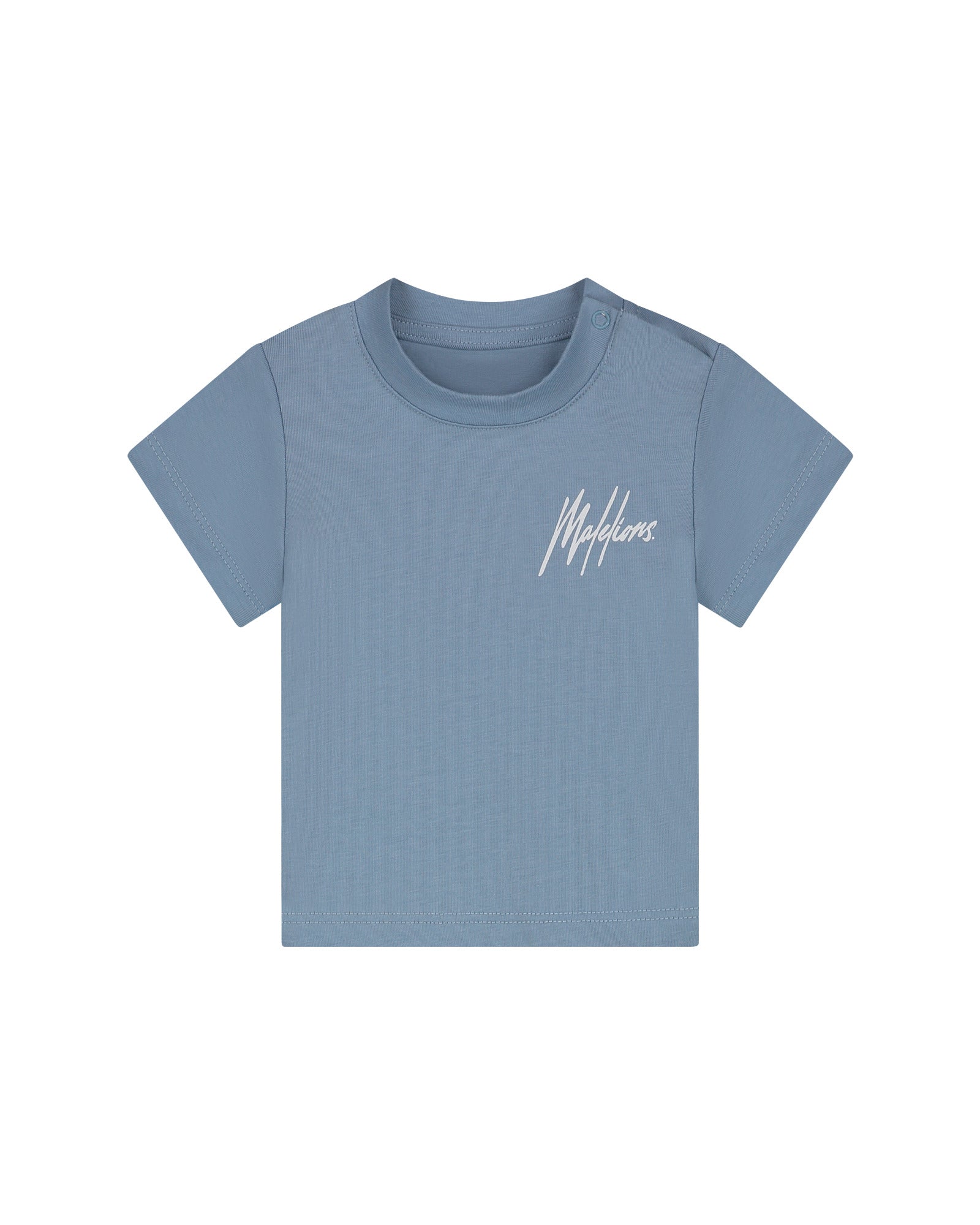 Malelions Baby Signature T-Shirt | Whale Blue