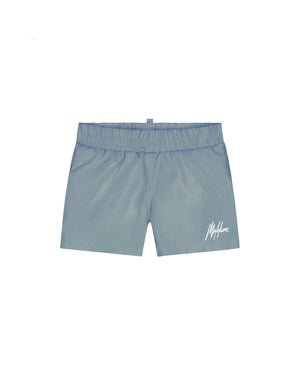 Malelions Baby Signature Swim Shorts | Whale Blue