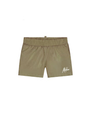 Malelions Baby Signature Swim Shorts | Latte