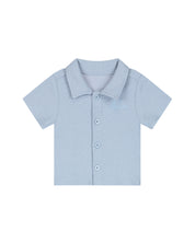 Malelions Baby Bouclé Signature Shirt | Sky Blue