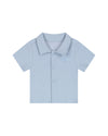  Malelions Baby Bouclé Signature Shirt | Sky Blue