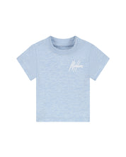 Malelions Baby Signature Melange T-Shirt | Sky Blue