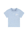  Malelions Baby Signature Melange T-Shirt | Sky Blue