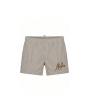 Malelions Baby Seersucker Swim Shorts | Cocoa