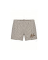  Malelions Baby Seersucker Swim Shorts | Cocoa