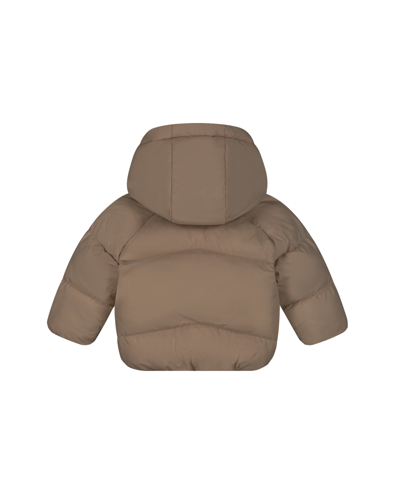 Malelions Baby Signature Puffer Jacket | Dark Taupe