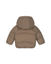 Malelions Baby Signature Puffer Jacket | Dark Taupe