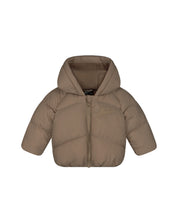 Malelions Baby Signature Puffer Jacket | Dark Taupe